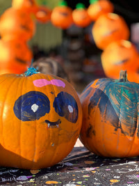 Pumpkin picking & painting