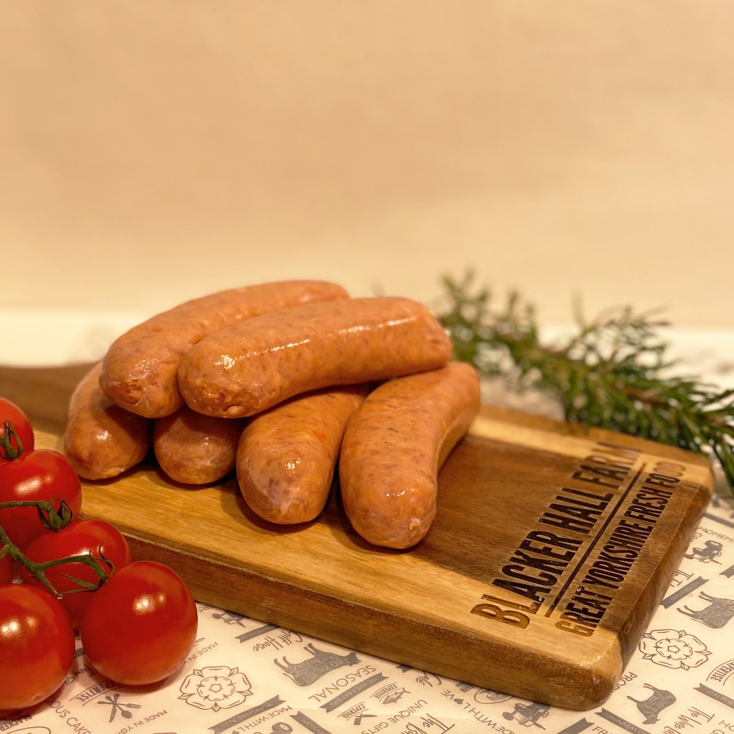 Pork and Tomato Sausages