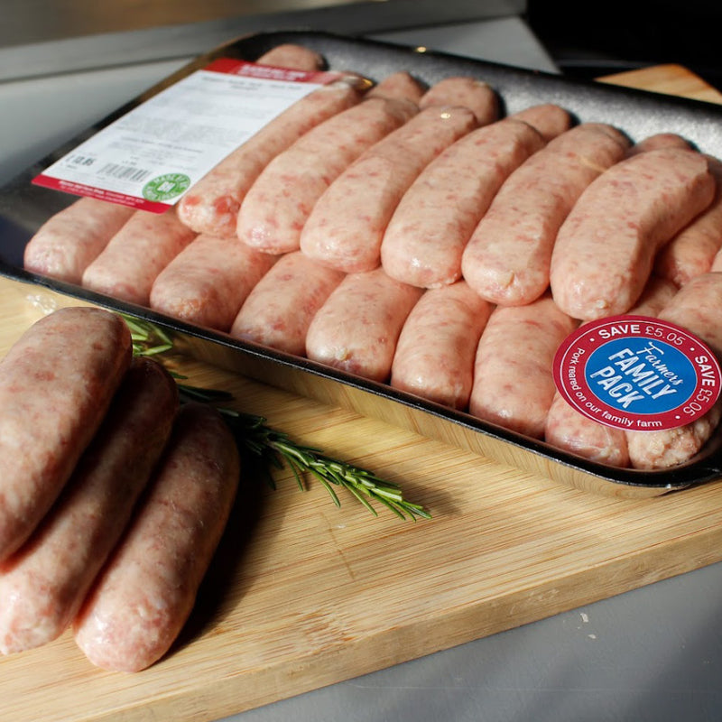 Farmers Family Pack Thick Pork Sausage