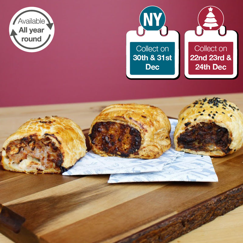 Farmhouse Style Sausage Roll Selection Pack of 3