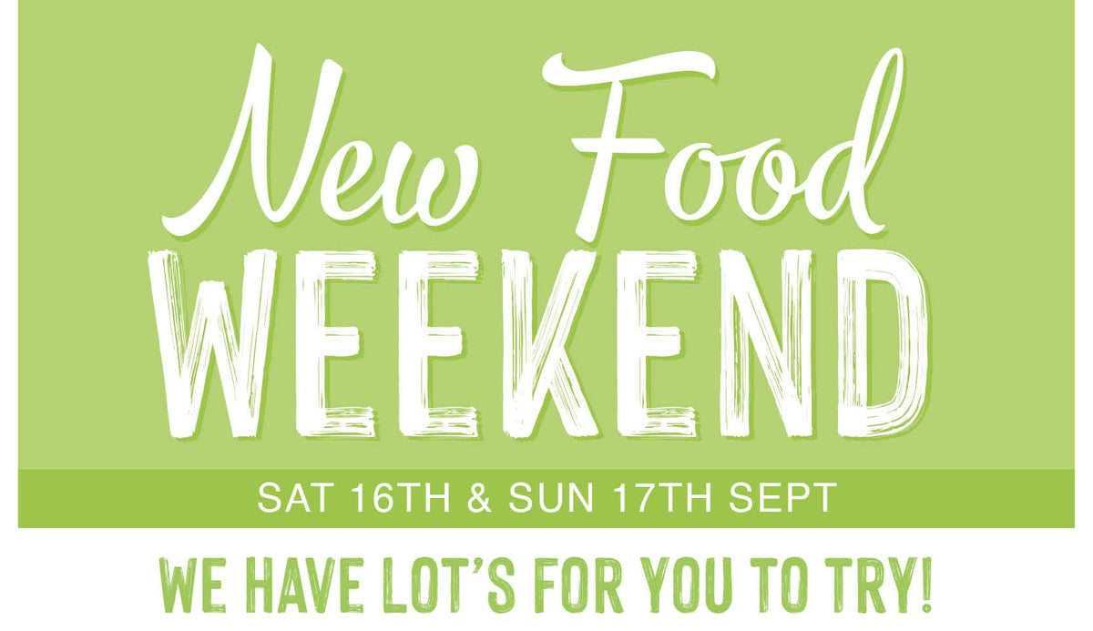 New Food Coming this Weekend!