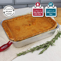Chicken, Pulled Ham & Leek Party Pie