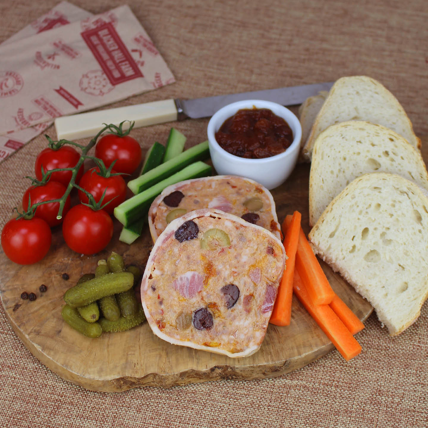 Olive & Sunblushed Tomato Terrine