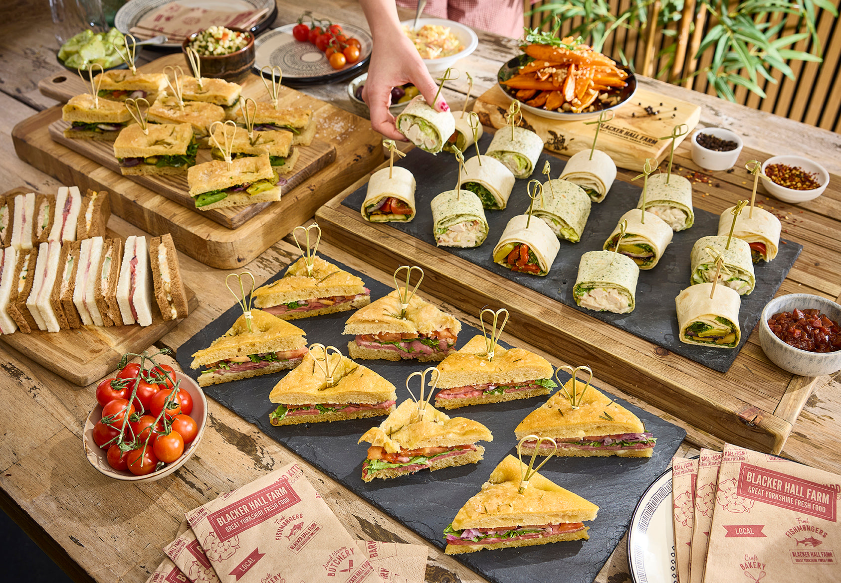 Wraps & Focaccia Platter