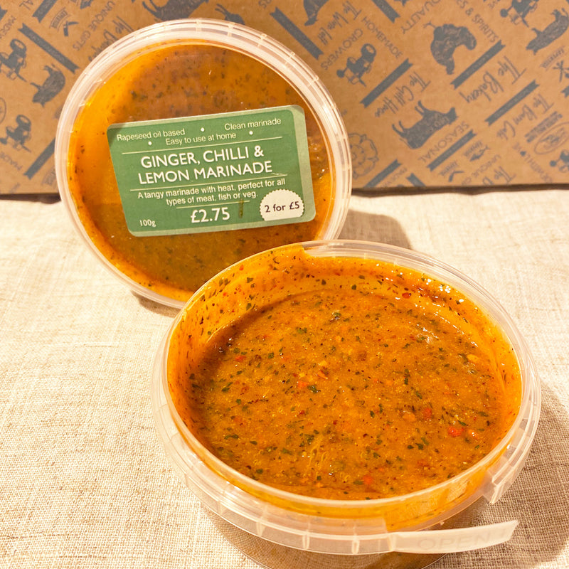 Ginger Chilli and Lemon Marinade