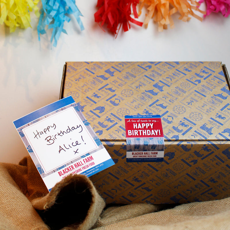 Treat Box - Happy Birthday