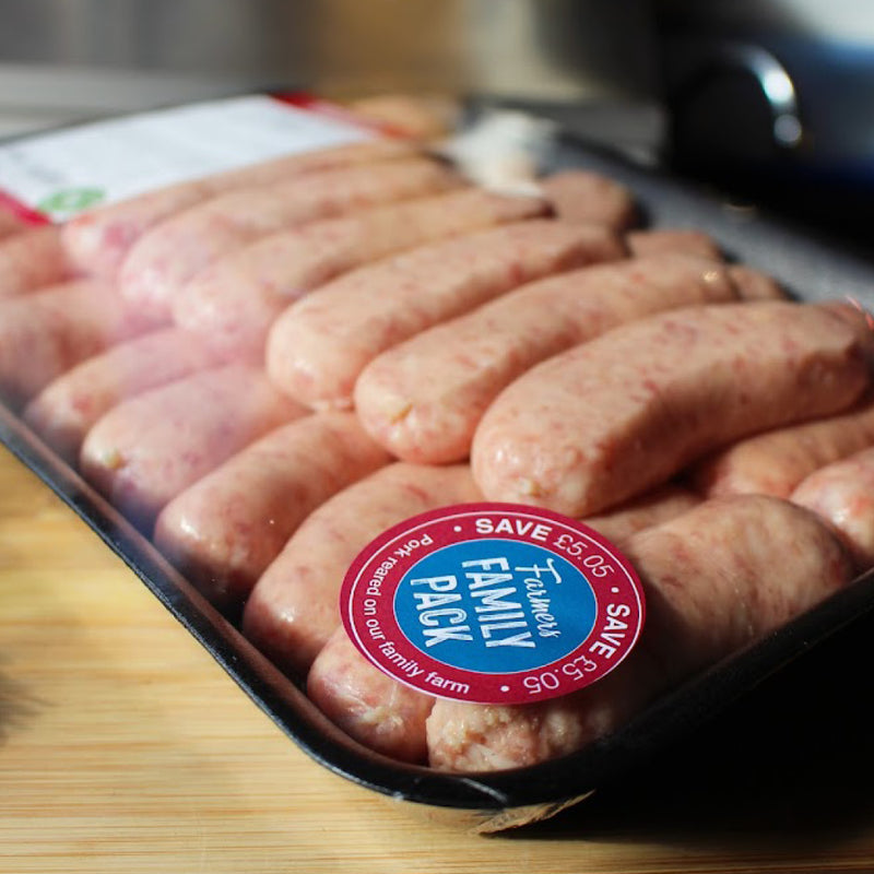 Farmers Family Pack Thick Pork Sausage