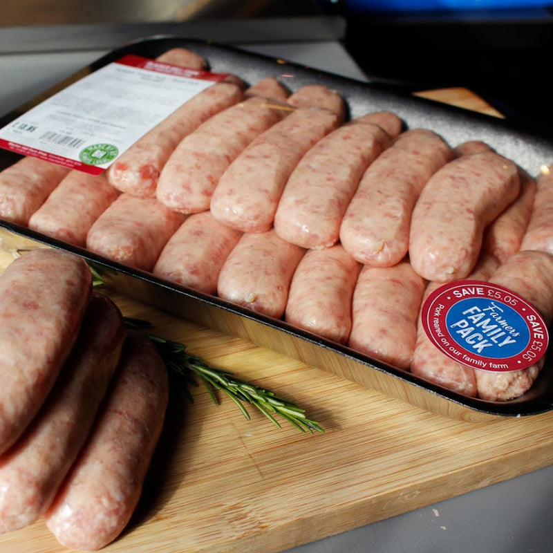 Farmers Family Pack Thick Pork Sausage