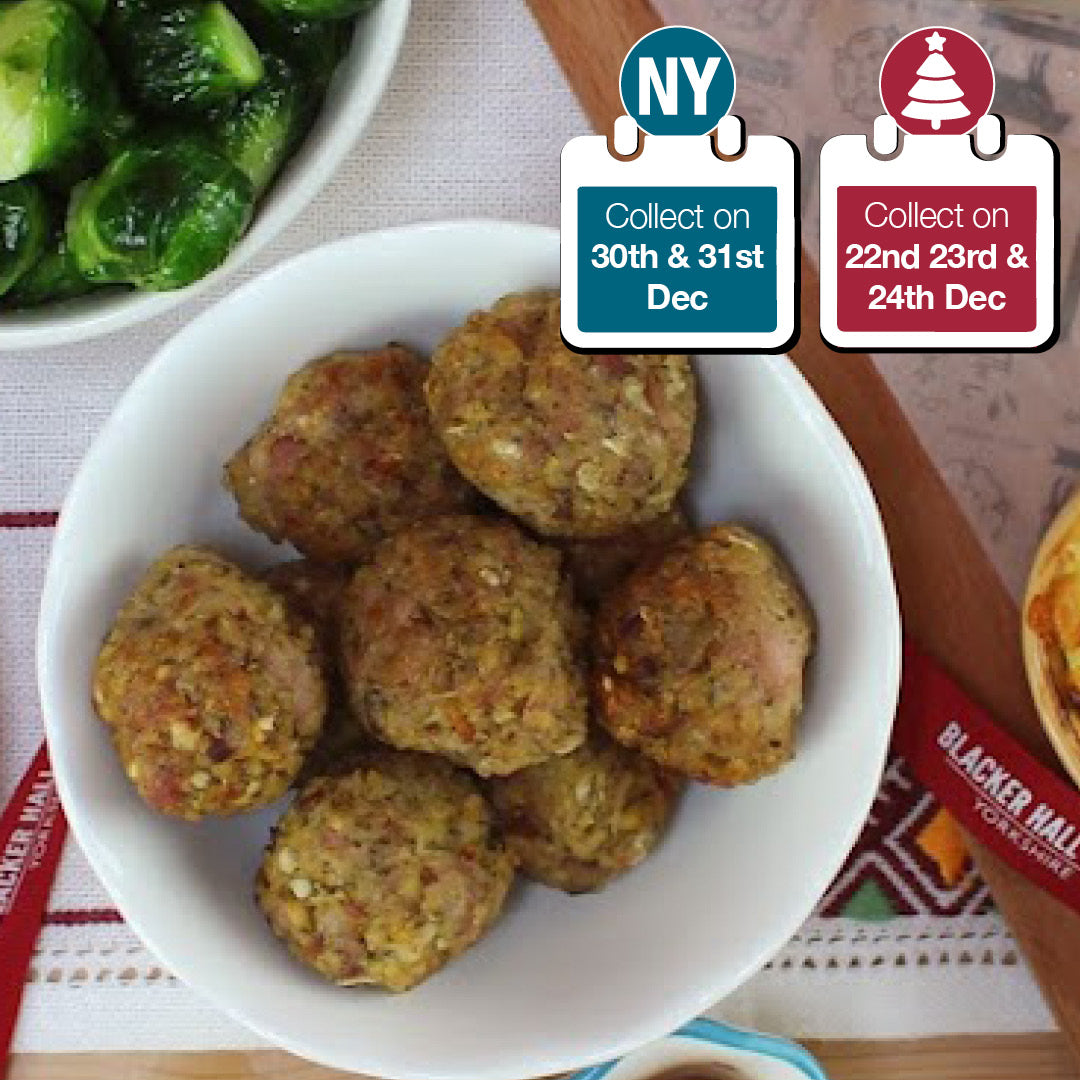 Pork, Sage and Red Onion Baubles (12)