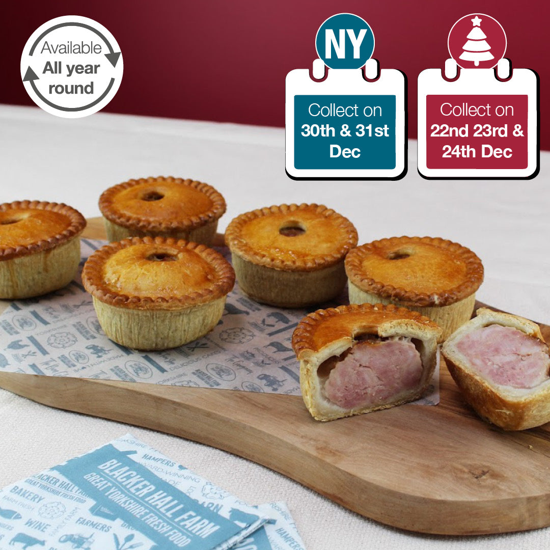 Traditional Pork Pie - Pack of 6